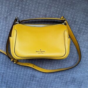 Kate Spade Yellow Leather Crossbody Bag